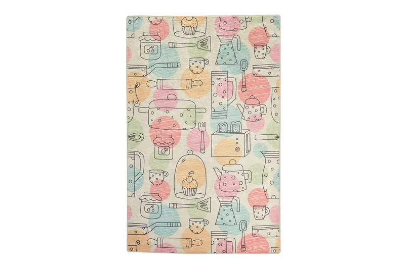 Matte Bakeri (120 x 180), Flerfarget/Fløyel