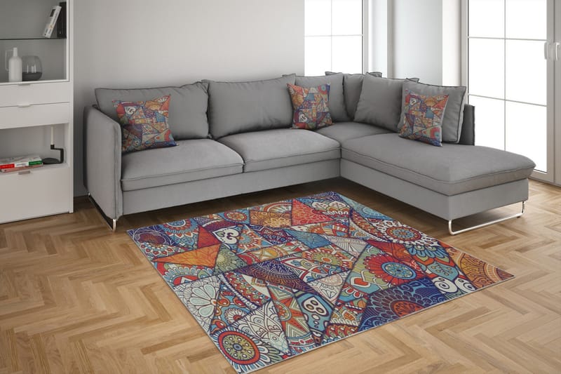Matte Bodhana 100x150 cm - Flerfarget - Tekstiler & tepper - Teppe & matte - Moderne matte - Wiltontepper