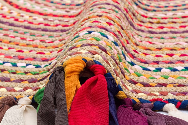 Matte CMX 04 (120 x 120) - Flerfarget - Tekstiler & tepper - Teppe & matte - Moderne matte - Wiltontepper