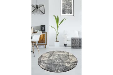 Matte Cosmach Rund 100 cm - Flerfarget/Fløyel - Tekstiler & tepper - Teppe & matte - Moderne matte - Wiltontepper