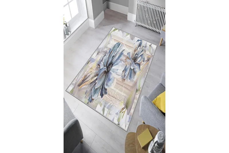 Matte EXFAB293 - Flerfarget - Tekstiler & tepper - Teppe & matte - Moderne matte - Wiltontepper