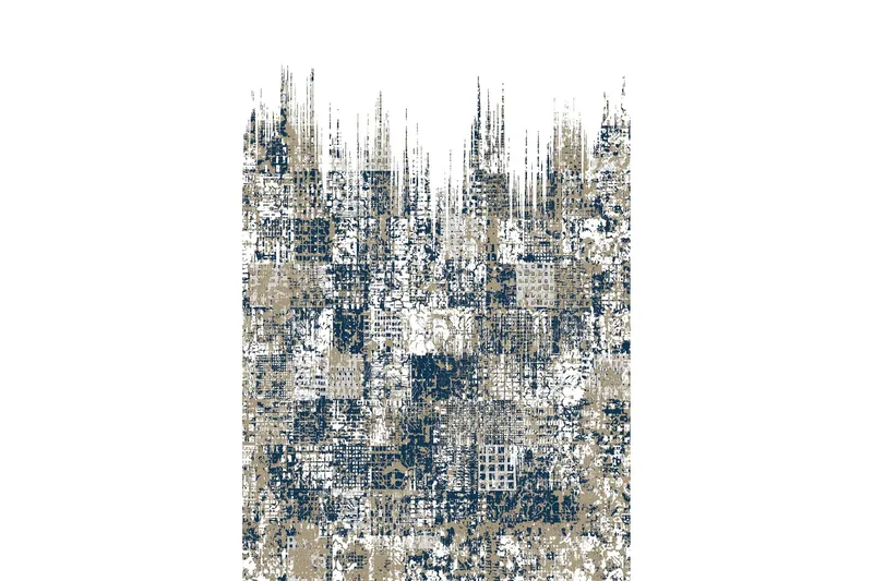 Matte EXFAB335 - Flerfarget - Tekstiler & tepper - Teppe & matte - Moderne matte - Wiltontepper