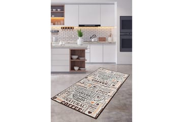 Matte Fincan - Ecru (100 x 200) - Flerfarget/Fløyel - Tekstiler & tepper - Teppe & matte - Moderne matte - Wiltontepper