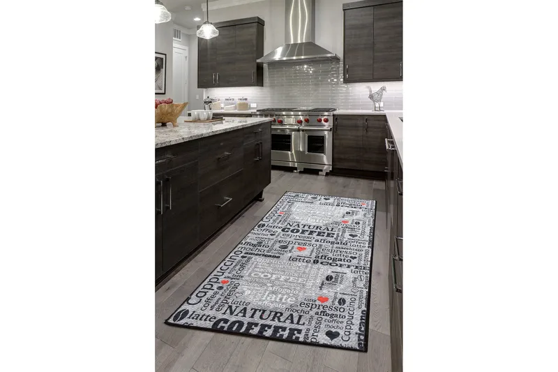 Matte Fincan - Grå (140 x 190), Grå / Fløyel