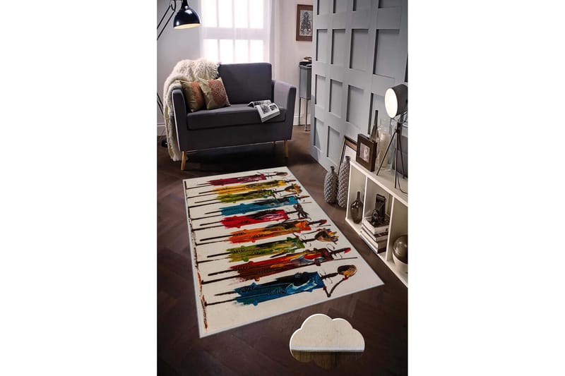 Matte HMNT47 - Flerfarget - Tekstiler & tepper - Teppe & matte - Moderne matte - Wiltontepper