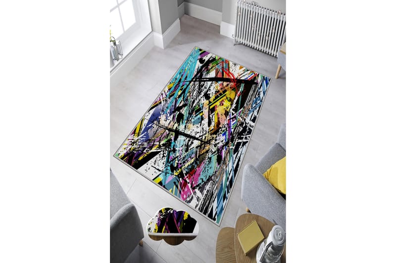 Matte HMNT97 - Flerfarget - Tekstiler & tepper - Teppe & matte - Moderne matte - Wiltontepper