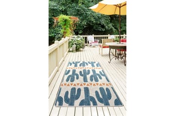 Matte Kaktus Tid - Flerfarget/Fløyel - Tekstiler & tepper - Teppe & matte - Moderne matte - Wiltontepper