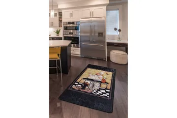 Matte Kokk (120 x 180) - Flerfarget/Fløyel - Tekstiler & tepper - Teppe & matte - Moderne matte - Wiltontepper