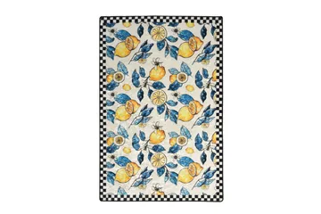 Matte Lemon (140 x 190) - Flerfarget/Fløyel - Tekstiler & tepper - Teppe & matte - Moderne matte - Wiltontepper