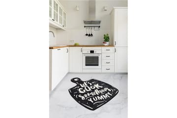 Matte Let's Cook (105 x 140) - Flerfarget/Fløyel - Tekstiler & tepper - Teppe & matte - Moderne matte - Wiltontepper