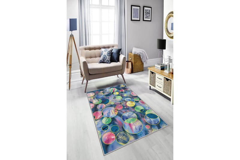 Matte Narinsah 140x220 cm - Flerfarget - Tekstiler & tepper - Teppe & matte - Moderne matte - Wiltontepper