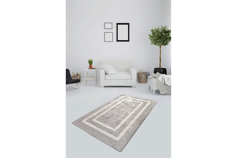 Matte Sølv (120 x 180) - Flerfarget/Fløyel - Tekstiler & tepper - Teppe & matte - Moderne matte - Wiltontepper