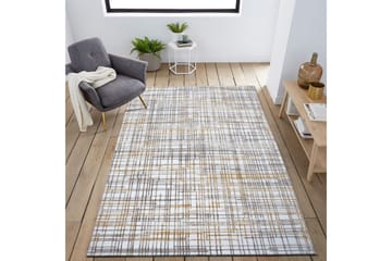 Matte Tacettin 120x170 cm - Gul / Grå - Tekstiler & tepper - Teppe & matte - Moderne matte - Wiltontepper