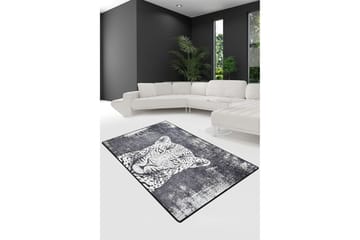 Matte Tiger - Svart - Svart / Fløyel - Tekstiler & tepper - Teppe & matte - Moderne matte - Wiltontepper