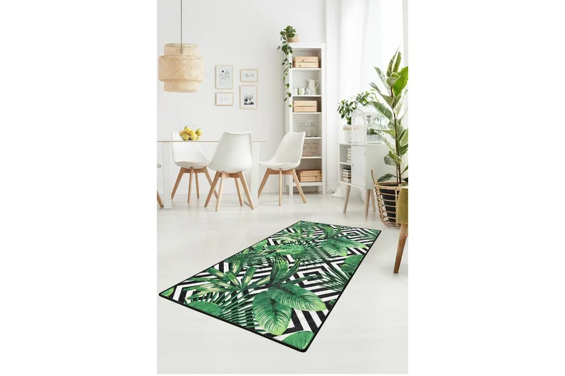 Matte Tropic (140 x 190) - Flerfarget/Fløyel - Tekstiler & tepper - Teppe & matte - Moderne matte - Wiltontepper