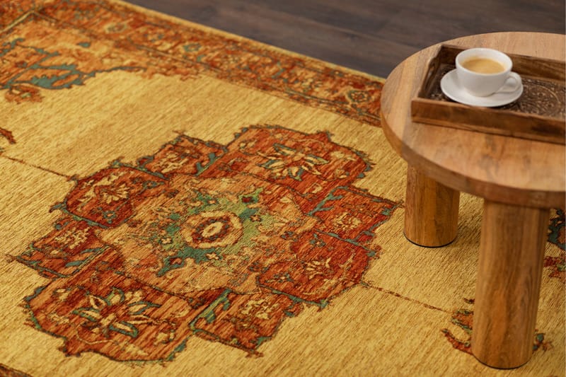 Mewar Medaljong Wiltonmatte 155x230 cm - Flerfarget - Tekstiler & tepper - Teppe & matte - Moderne matte - Wiltontepper