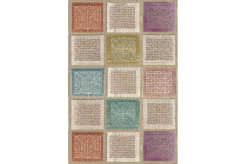 Nobukazu Wiltonteppe 60x100 cm Rektangulær - Flerfarget - Tekstiler & tepper - Teppe & matte - Moderne matte - Wiltontepper