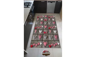 Nobunao Wiltonteppe 60x100 cm Rektangulær - Flerfarget - Tekstiler & tepper - Teppe & matte - Moderne matte - Wiltontepper