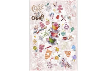 Nobuo Wiltonteppe 60x100 cm Rektangulær - Flerfarget - Tekstiler & tepper - Teppe & matte - Moderne matte - Wiltontepper