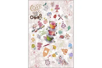 Nobuo Wiltonteppe 60x100 cm Rektangulær - Flerfarget - Tekstiler & tepper - Teppe & matte - Moderne matte - Wiltontepper