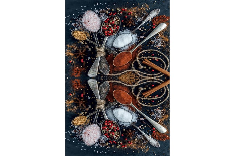 Nobuyasu Wiltonteppe 80x50 cm Rektangulær - Flerfarget - Tekstiler & tepper - Teppe & matte - Moderne matte - Wiltontepper