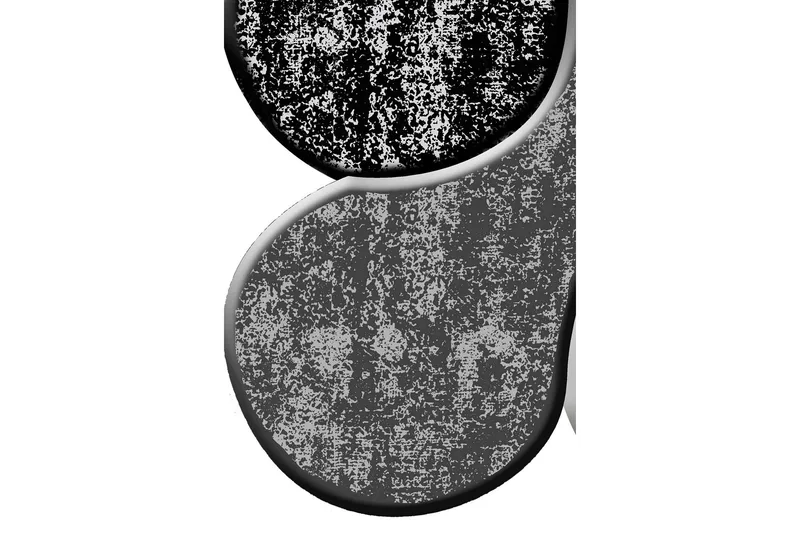 Nodoka Wiltonteppe 60x100 cm Rektangulær - Rød/Grå - Tekstiler & tepper - Teppe & matte - Moderne matte - Wiltontepper