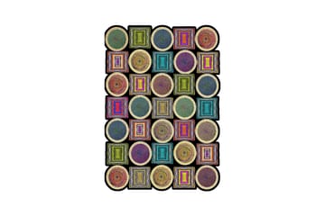 Nonoka Wiltonteppe 60x100 cm Rektangulær - Flerfarget - Tekstiler & tepper - Teppe & matte - Moderne matte - Wiltontepper