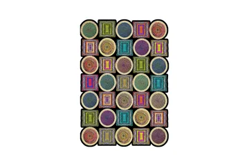 Nonoka Wiltonteppe 60x100 cm Rektangulær - Flerfarget - Tekstiler & tepper - Teppe & matte - Moderne matte - Wiltontepper