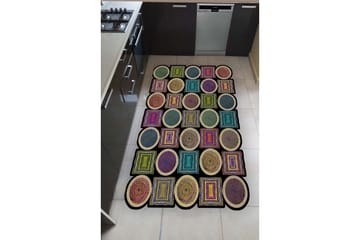 Nonoka Wiltonteppe 60x100 cm Rektangulær - Flerfarget - Tekstiler & tepper - Teppe & matte - Moderne matte - Wiltontepper