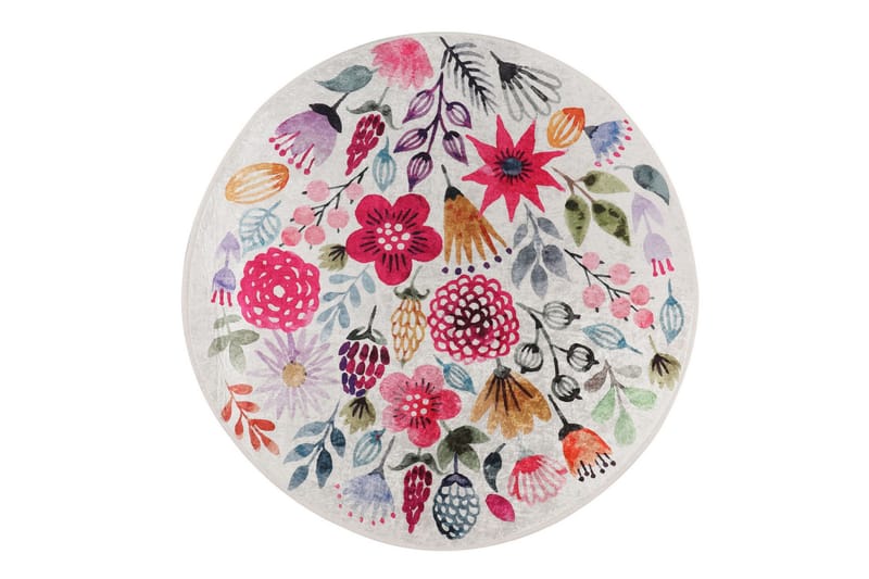 Nozomu Wiltonteppe 200 cm Rund - Flerfarget - Tekstiler & tepper - Teppe & matte - Moderne matte - Wiltontepper