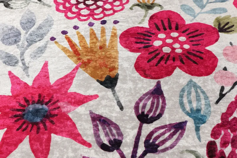 Nozomu Wiltonteppe 200 cm Rund - Flerfarget - Tekstiler & tepper - Teppe & matte - Moderne matte - Wiltontepper