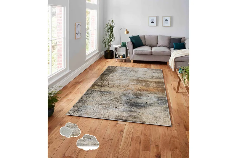 Nunki Wiltonteppe 140x220 cm Rektangulær - Flerfarget - Tekstiler & tepper - Teppe & matte - Moderne matte - Wiltontepper