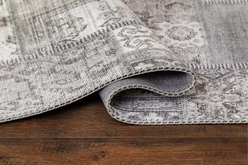 Patchwork Wiltonmatte 160x230 cm Rektangulær - Sølv - Tekstiler & tepper - Teppe & matte - Moderne matte - Wiltontepper
