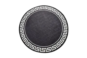 Round Matte Antique (100) - Flerfarget/Fløyel - Tekstiler & tepper - Teppe & matte - Moderne matte - Wiltontepper