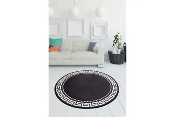 Round Matte Antique (100) - Flerfarget/Fløyel - Tekstiler & tepper - Teppe & matte - Moderne matte - Wiltontepper