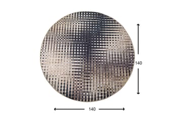 Round Matte Fusion (140) - Flerfarget/Fløyel - Tekstiler & tepper - Teppe & matte - Moderne matte - Wiltontepper