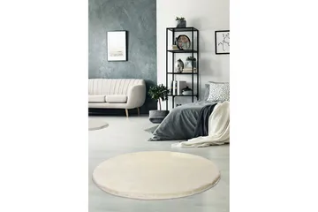Round Matte Milano - Ecru (90) - Beige/Akryl - Tekstiler & tepper - Teppe & matte - Moderne matte - Wiltontepper