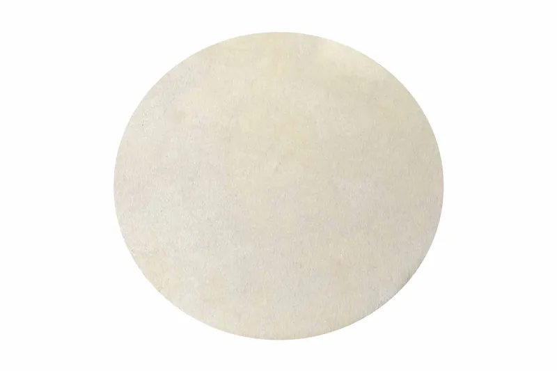 Round Matte Milano - Ecru (90), Beige/Akryl