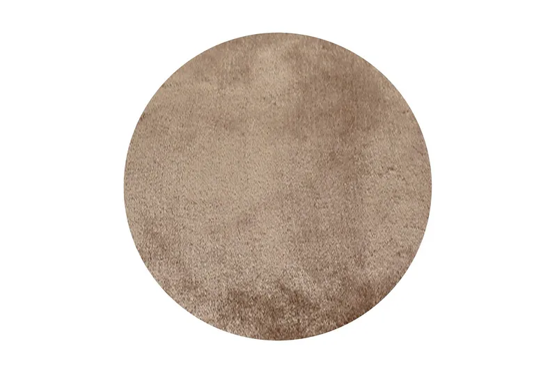 Round Matte Milano - Mink (90), Beige/Akryl