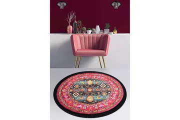 Round Matte Otantik - Flerfarget/Fløyel - Tekstiler & tepper - Teppe & matte - Moderne matte - Wiltontepper