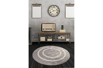 Round Matte Sølv (100) - Sølv/Fløyel - Tekstiler & tepper - Teppe & matte - Moderne matte - Wiltontepper