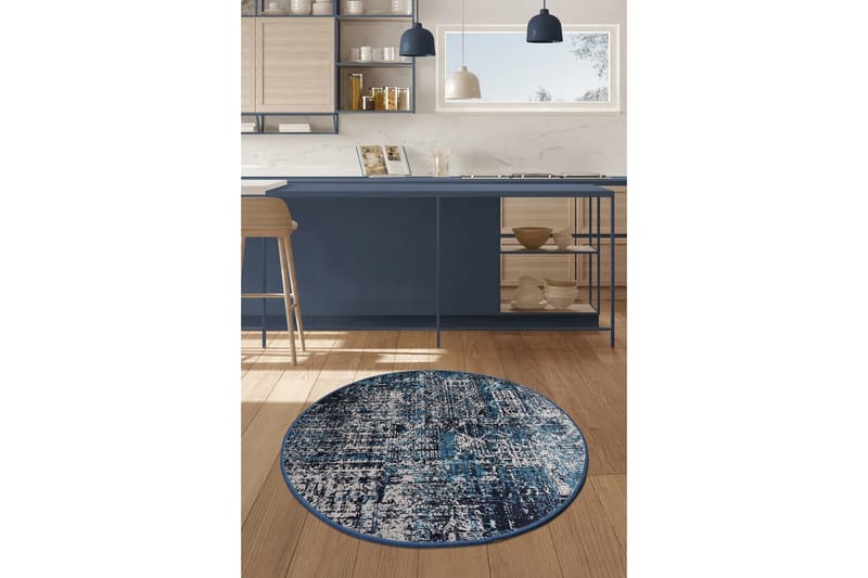 Round Matte Pulver (100) - Flerfarget/Fløyel - Tekstiler & tepper - Teppe & matte - Moderne matte - Wiltontepper