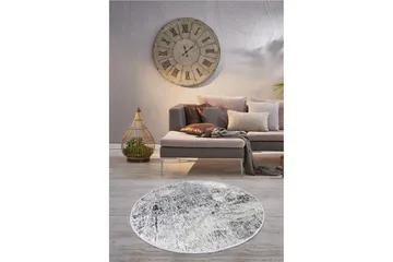 Rund Matte Bevis (100) - Flerfarget/Fløyel - Tekstiler & tepper - Teppe & matte - Moderne matte - Wiltontepper