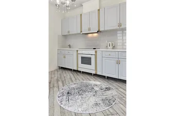 Rund Matte Bevis (140) - Flerfarget/Fløyel - Tekstiler & tepper - Teppe & matte - Moderne matte - Wiltontepper