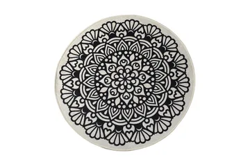 Rund Matte Kozzy (100) - Flerfarget/Fløyel - Tekstiler & tepper - Teppe & matte - Moderne matte - Wiltontepper