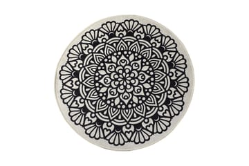 Rund Matte Kozzy (140) - Flerfarget/Fløyel - Tekstiler & tepper - Teppe & matte - Moderne matte - Wiltontepper