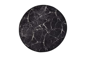 Rund Matte Marmor (100) - Flerfarget/Fløyel - Tekstiler & tepper - Teppe & matte - Moderne matte - Wiltontepper