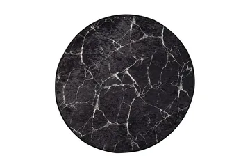 Rund Matte Marmor (100) - Flerfarget/Fløyel - Tekstiler & tepper - Teppe & matte - Moderne matte - Wiltontepper