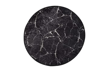 Rund Matte Marmor (140) - Flerfarget/Fløyel - Tekstiler & tepper - Teppe & matte - Moderne matte - Wiltontepper