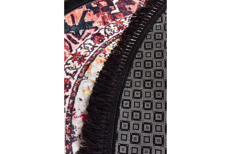 Rund Matte Oriental - Flerfarget/Fløyel - Tekstiler & tepper - Teppe & matte - Moderne matte - Wiltontepper